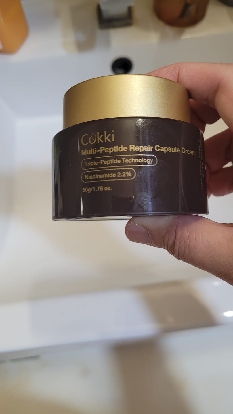 Customer photo review of [Limited-time Offer]Multi-Peptide Repair Capsule Cream 50g