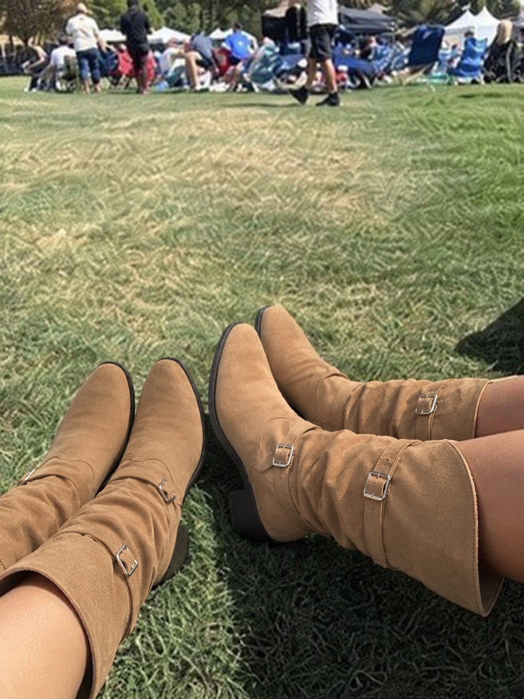 Customer photo review of Willa | Perforated Western Boot