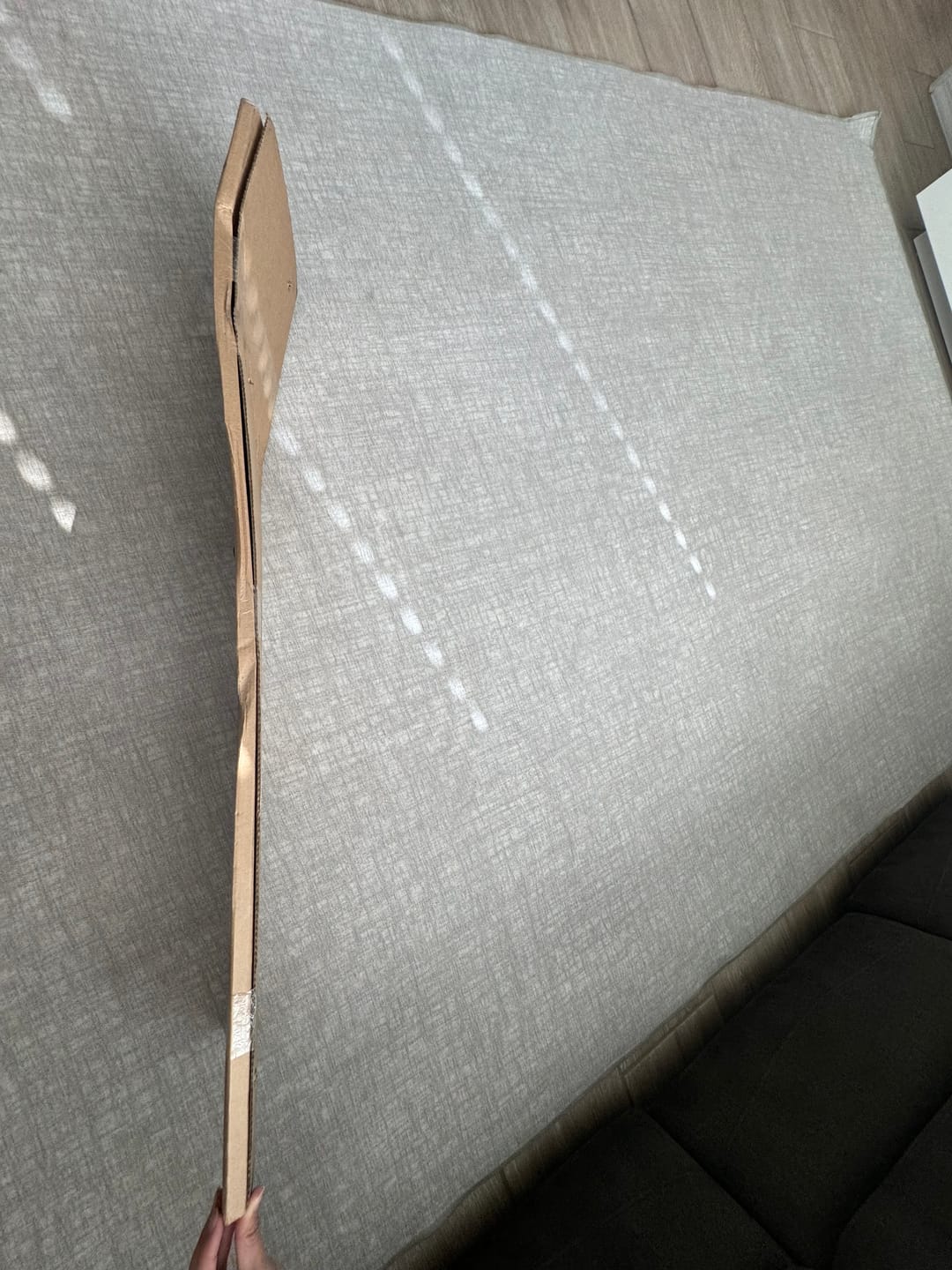 Customer photo review of Your Custom Aircraft Silhouette Metal Wall Art