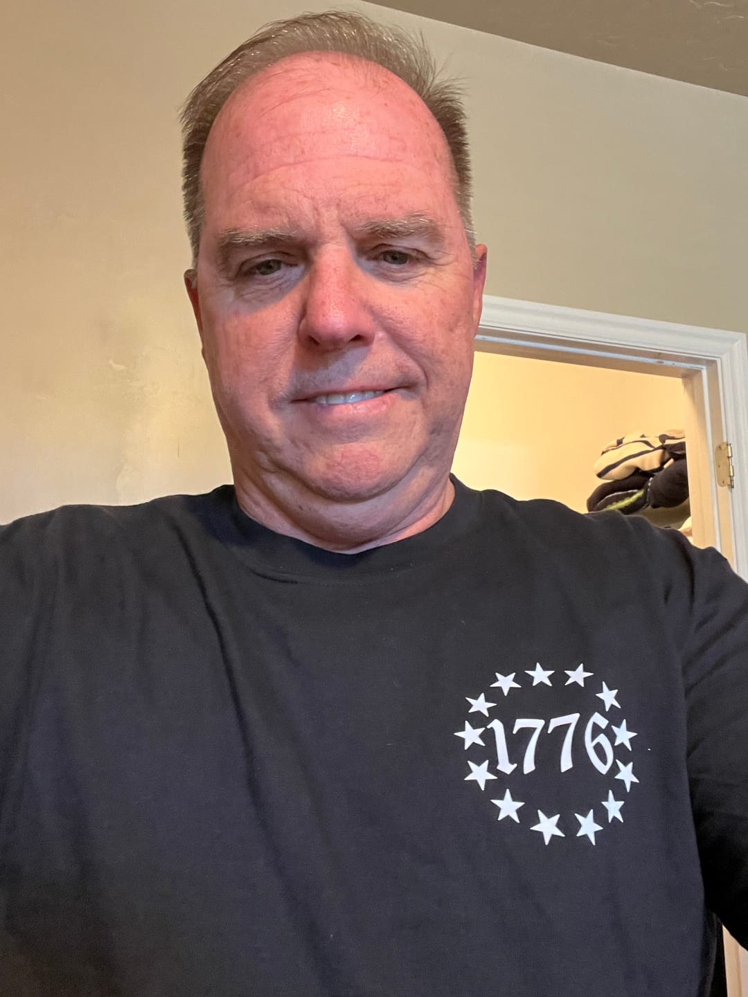 Customer photo review of We The People 1776 Flag T-Shirt