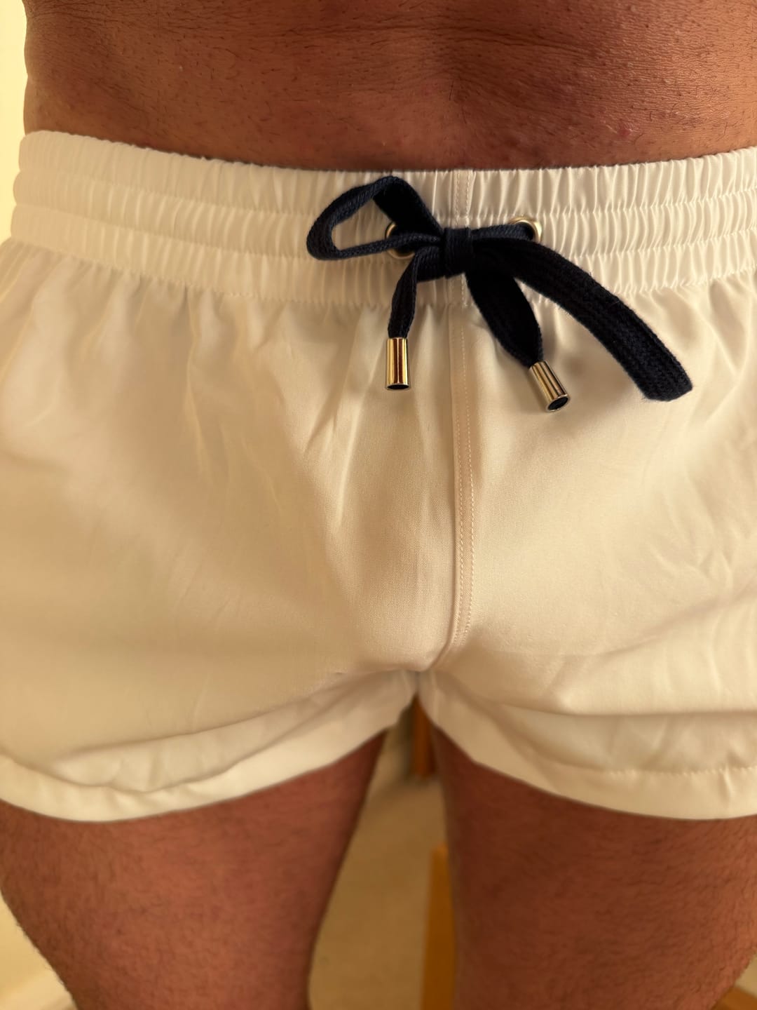 Customer photo review of Men's Quick-Dry Beach Shorts with Drawstring