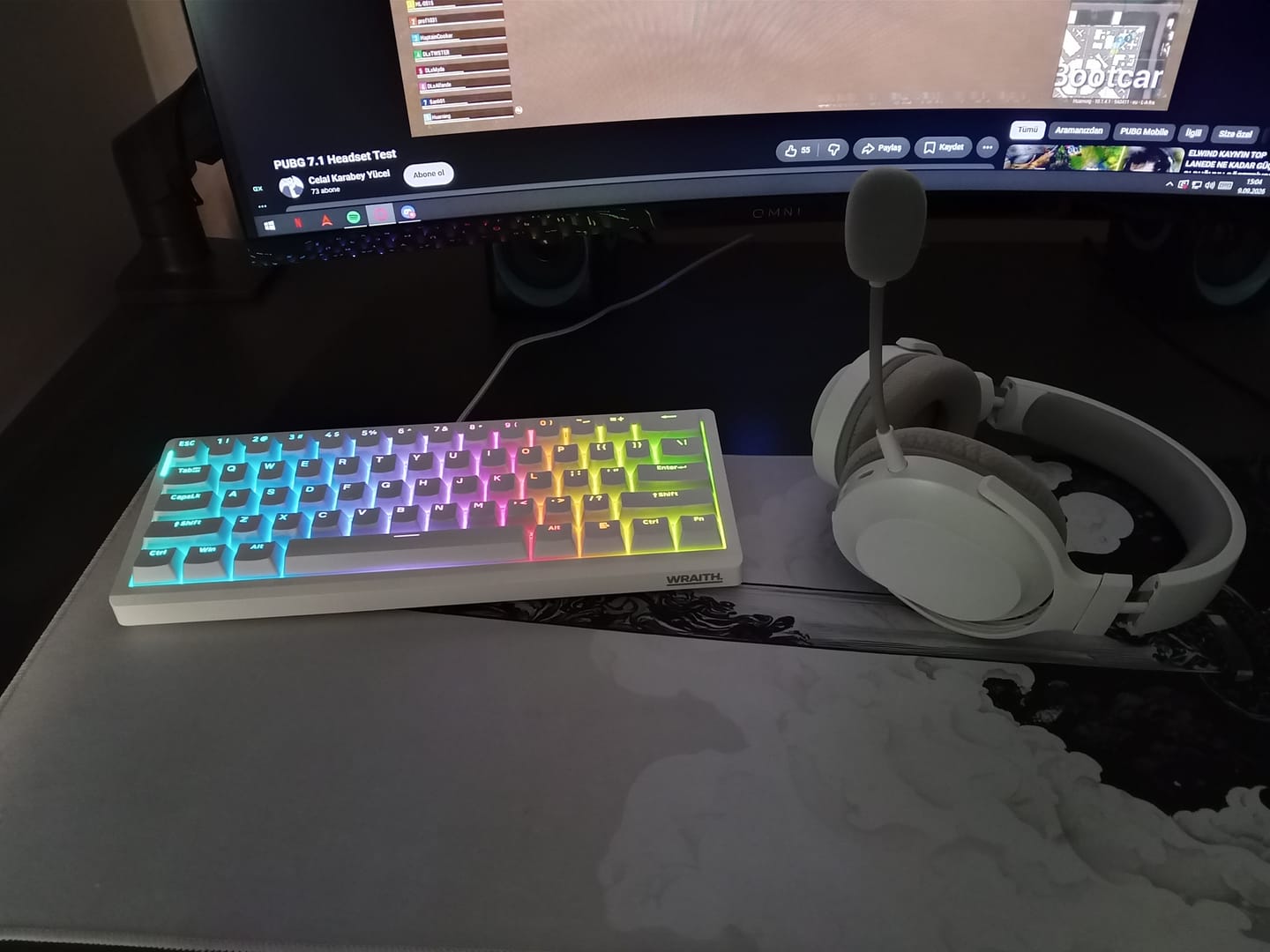 Customer photo review of Wraith W60 Klavye (Manyetik Switch / HE)