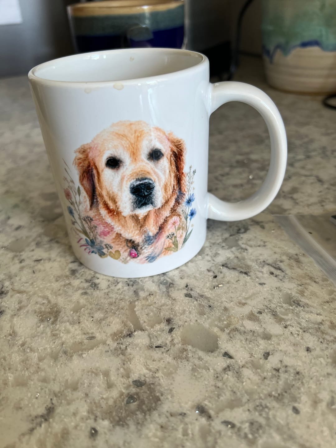 Customer photo review of Watercolor - Personalized Mug