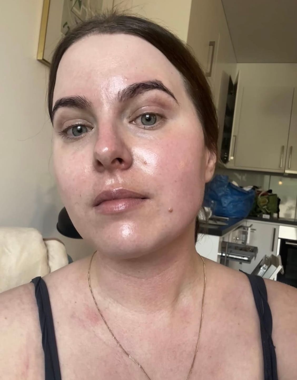 Customer photo review of Salmon PDRN Pink Collagen Jelly Gel Mask