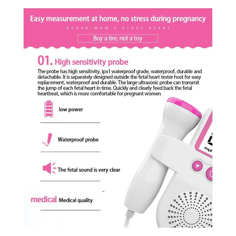 Customer photo review of Fetal Doppler Heartbeat Monitor