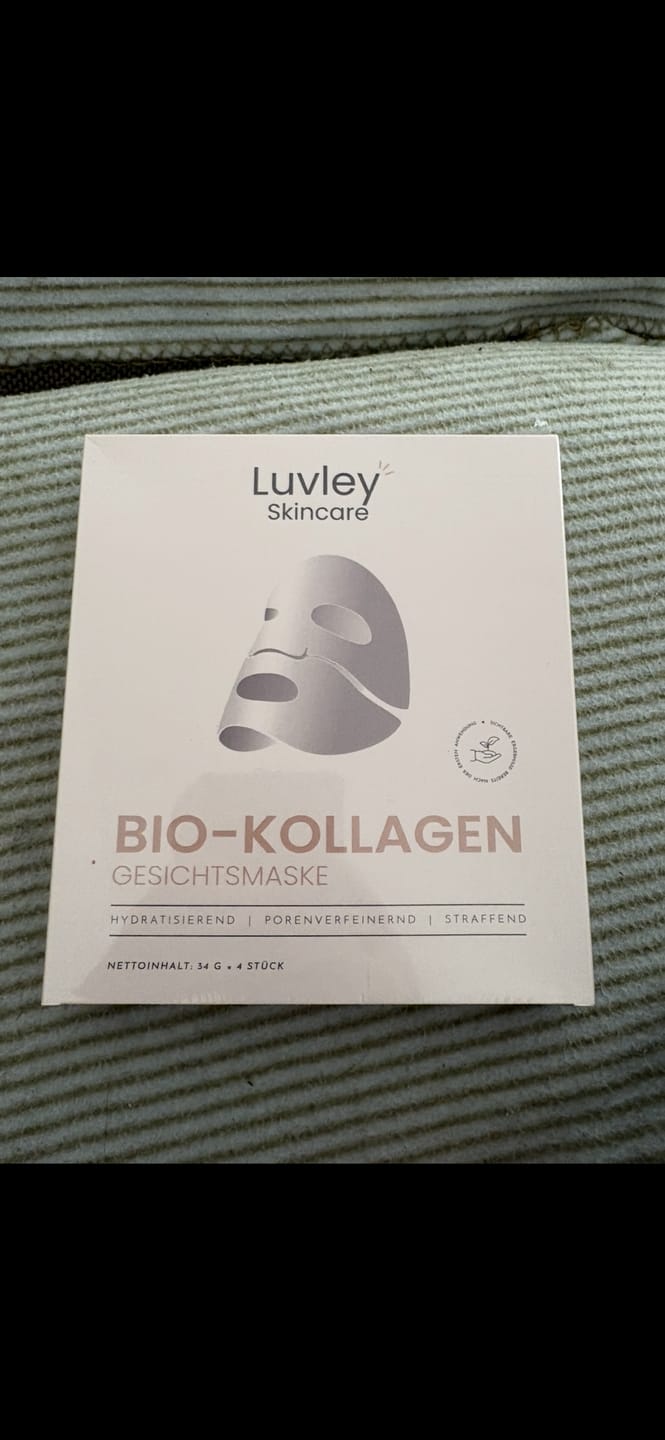 Customer photo review of Bio-Kollagen Gesichtsmaske