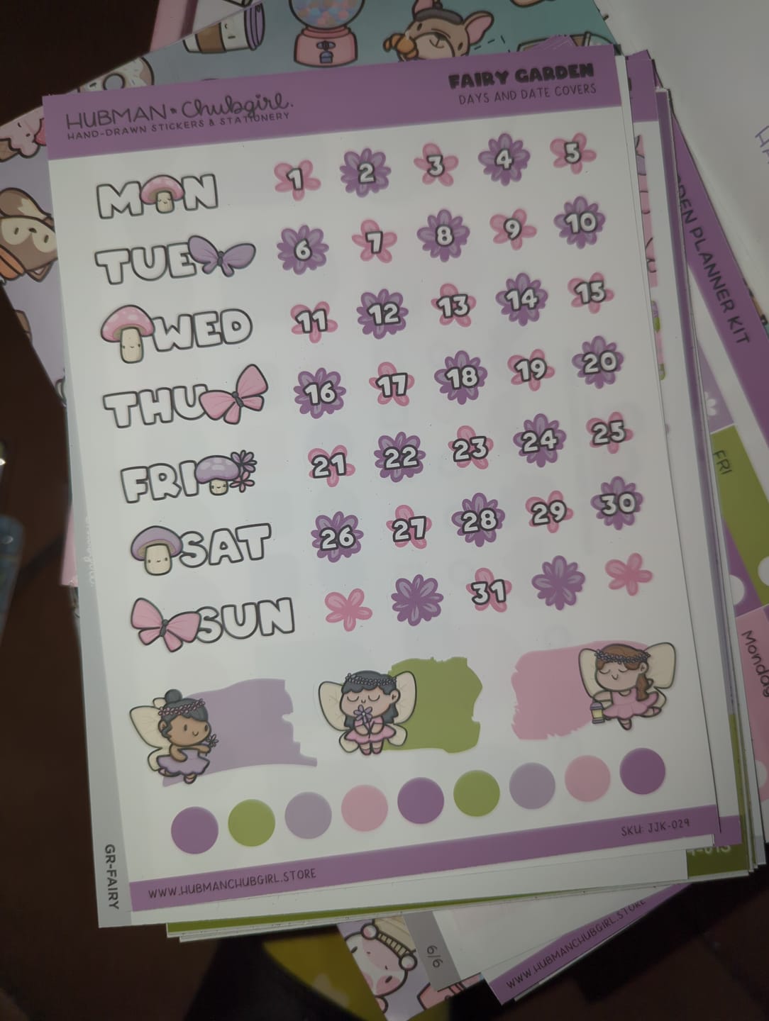Customer photo review of Fairy Garden Days and Date Covers