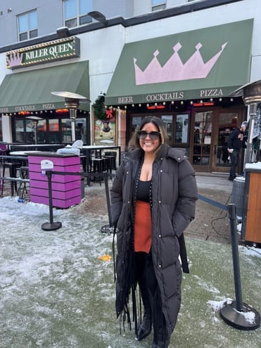 Customer photo review of Hooded Puffer