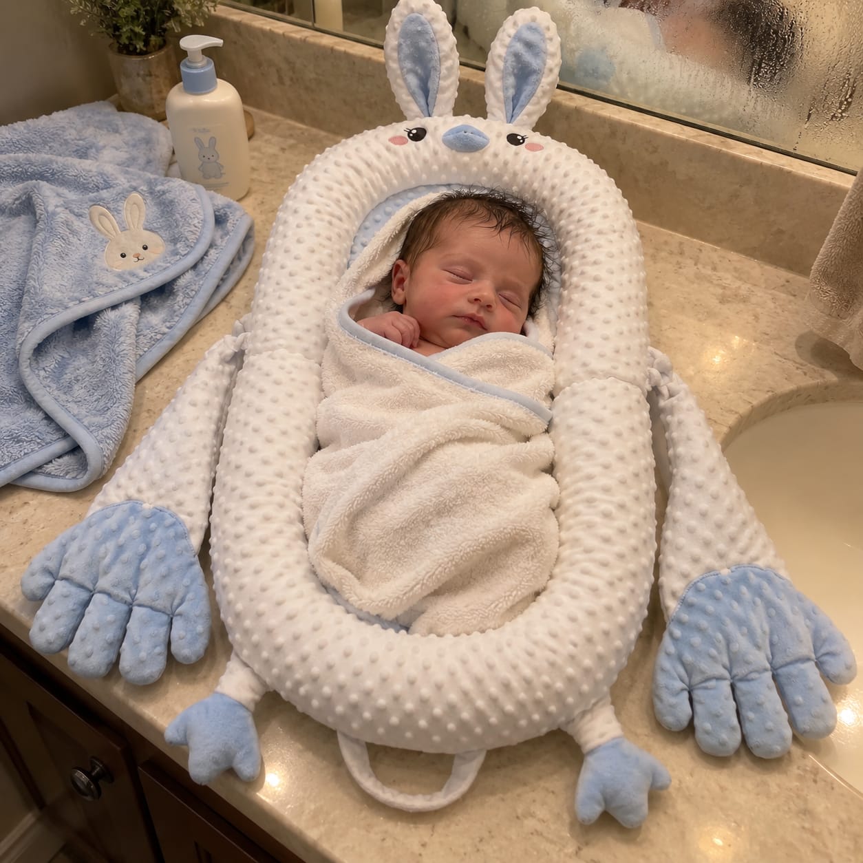 Customer photo review of HuggyNest Cozy Hug Pillow