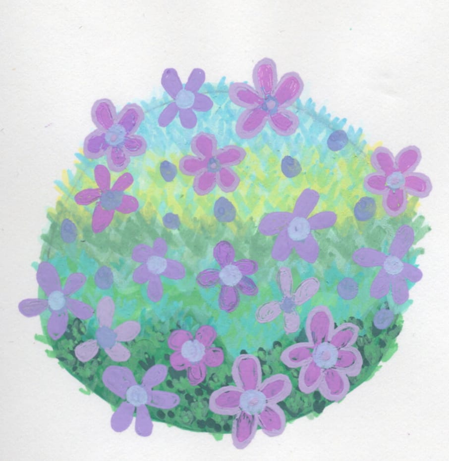 Customer photo review of Ohuhu Honolulu 96 Pastel Colors Alcohol Art Markers - Sweetness & Blossoming (New Color Codes)