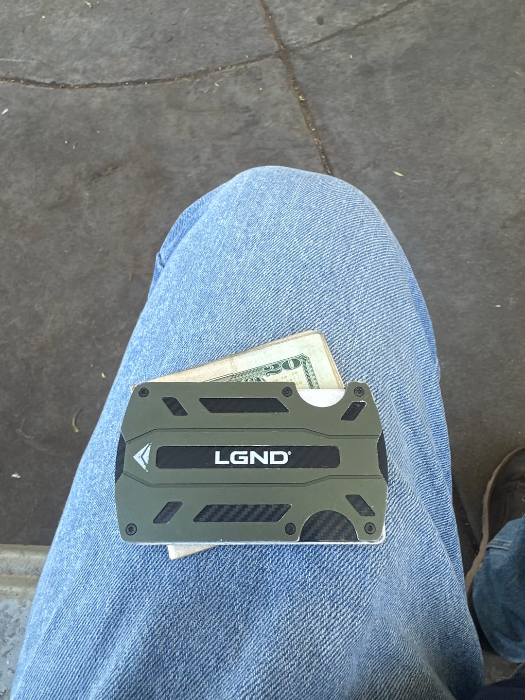 Customer photo review of Tactical Wallet — Aircraft-Grade Aluminum