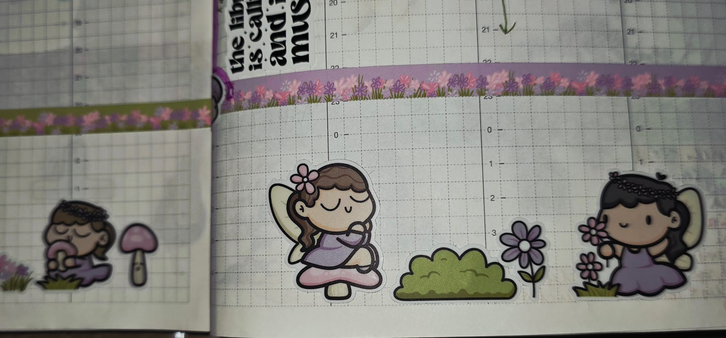 Customer photo review of (PRE-ORDER) Fairy Garden Variety Sticker Pack