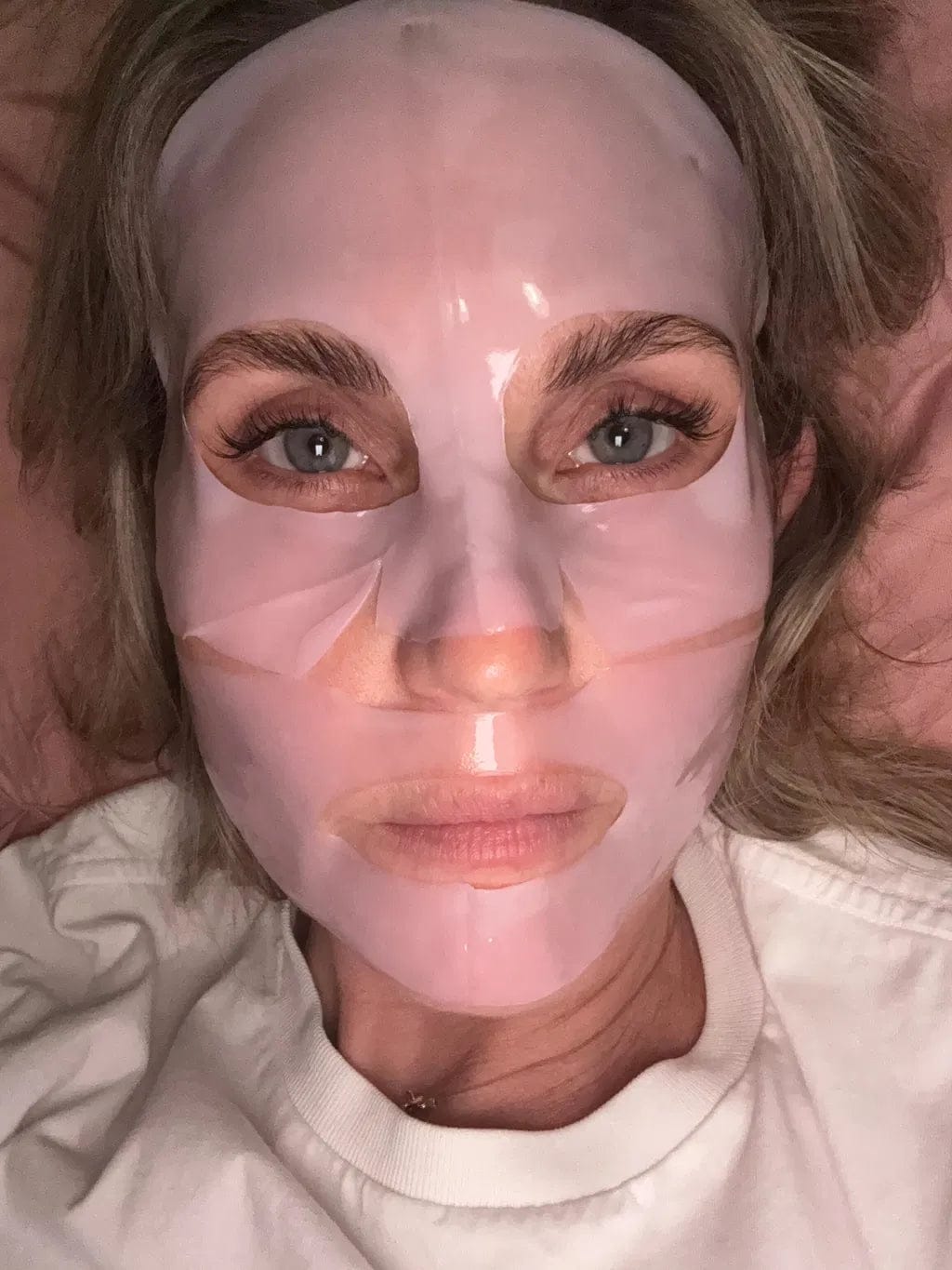 Customer photo review of Salmon PDRN Collagen Mask