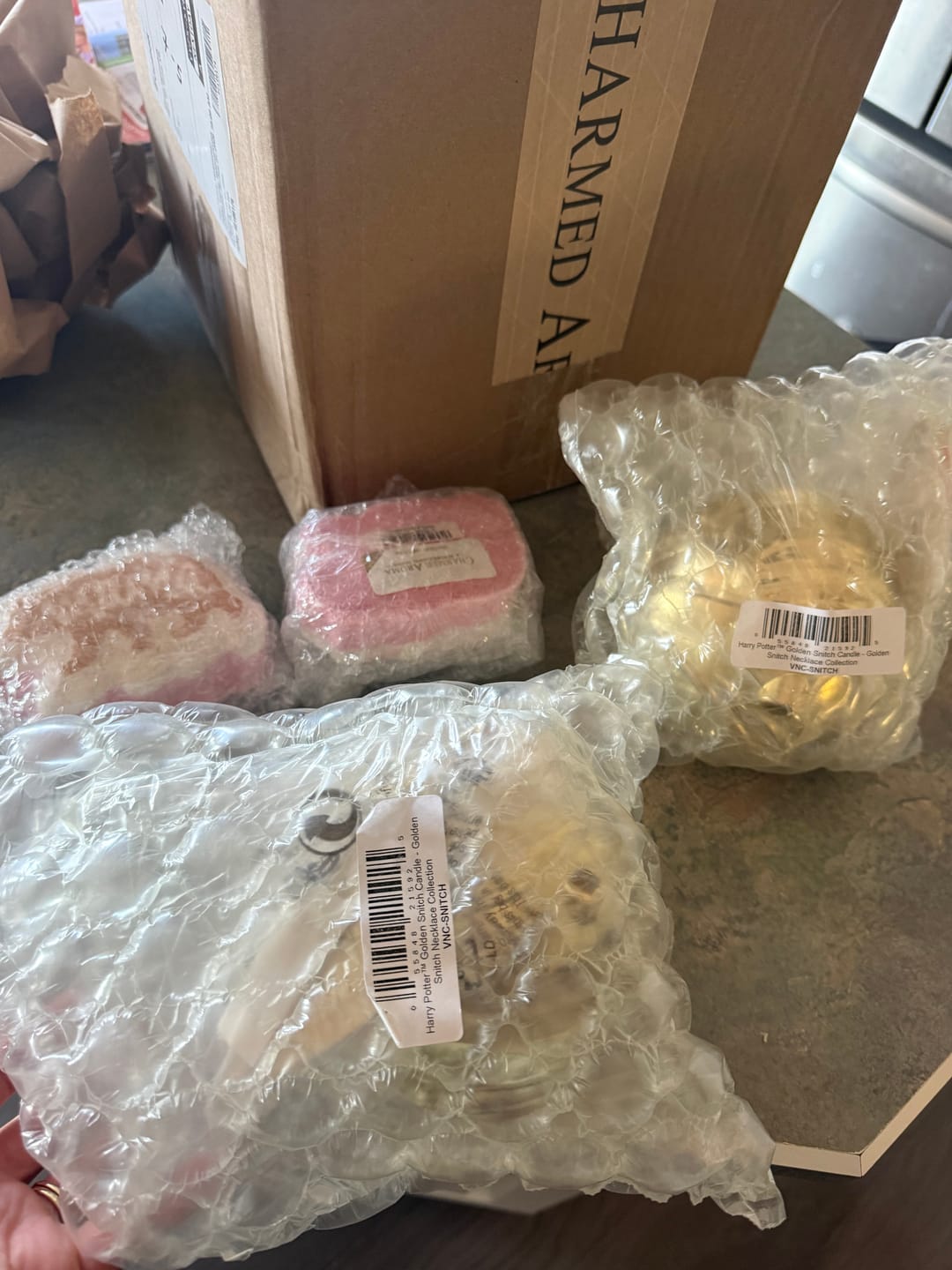 Customer photo review of Surprise Shape Jar Candle - Surprise Jewelry Collection