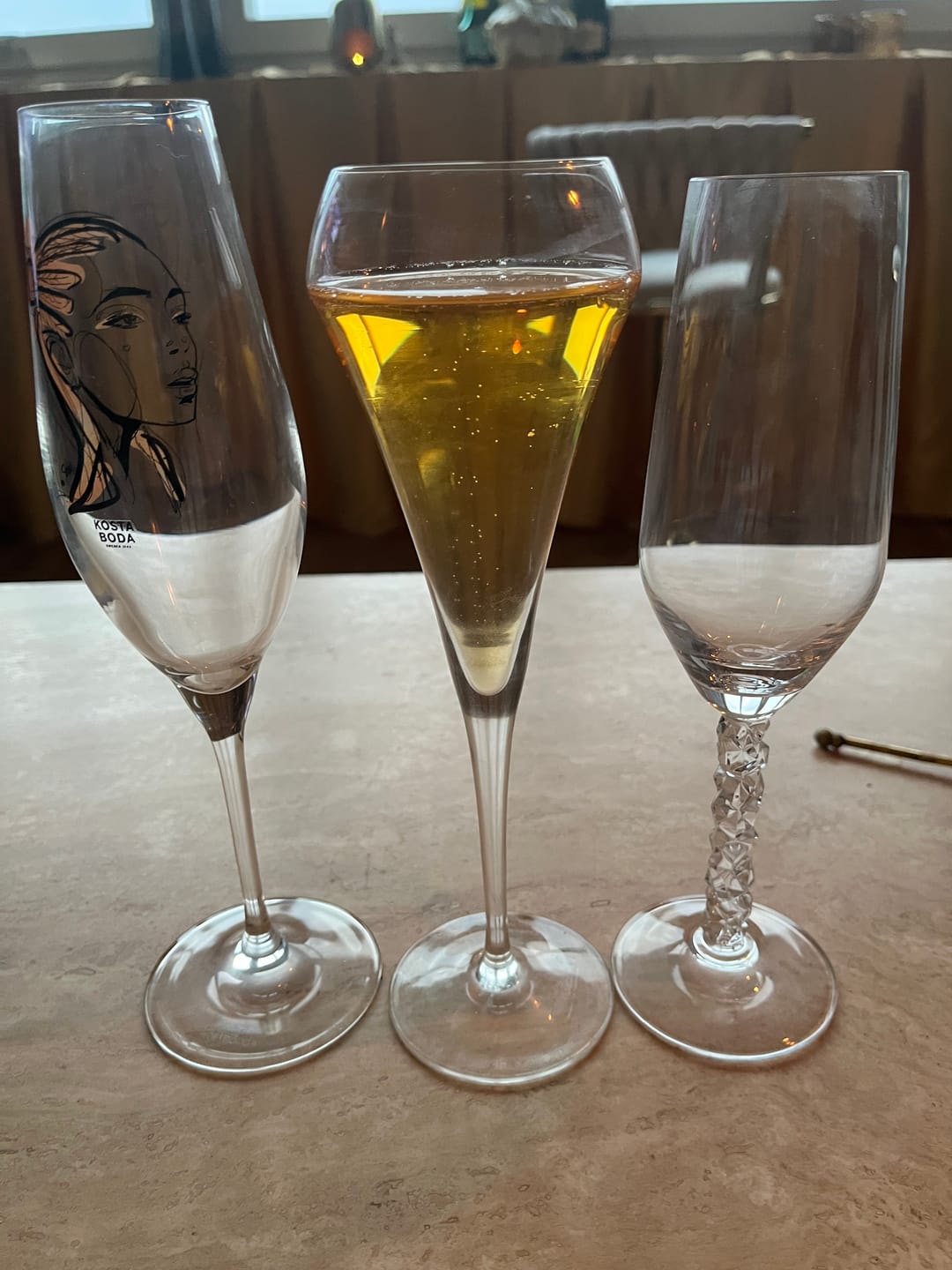 Customer photo review of Chef & Sommelier Open Up Champagneglas 20 cl 6-pack