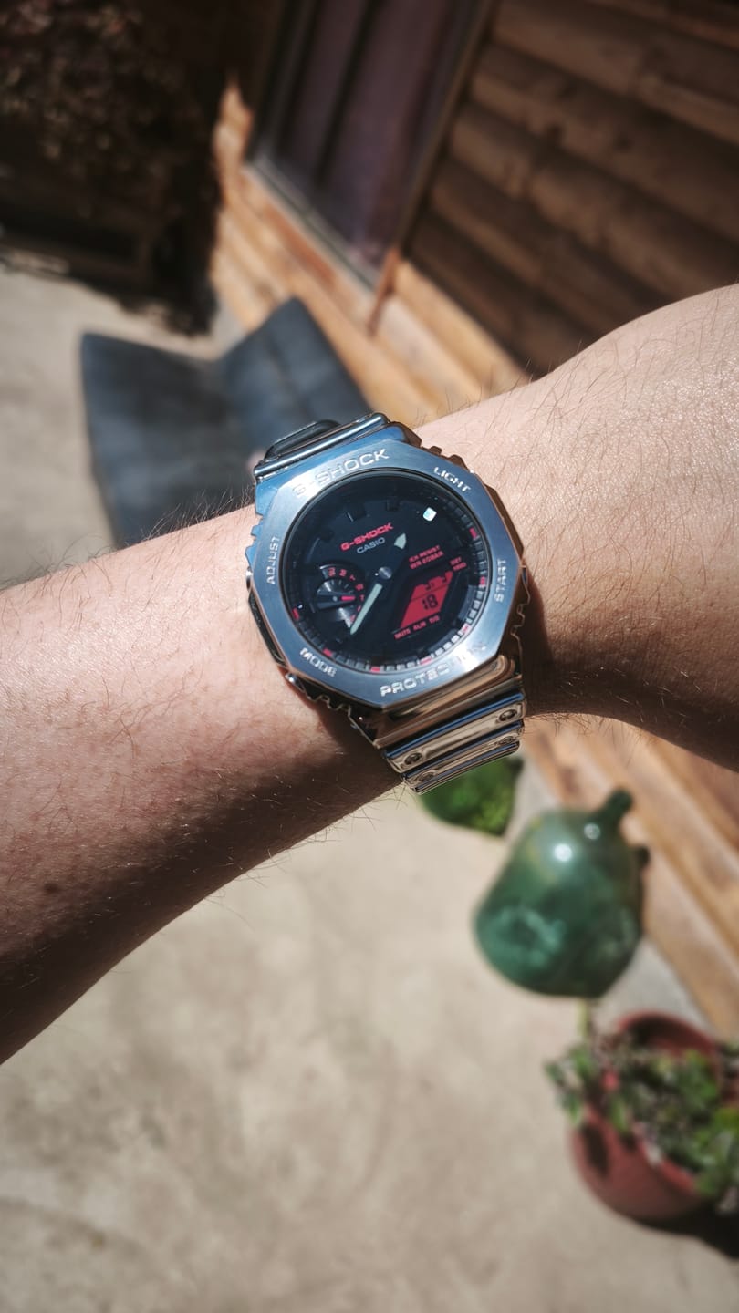 Customer photo review of Reloj Casio G-Shock Casioak GM-2100YRA-8A Acero