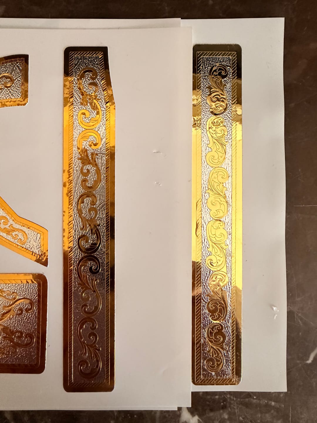Customer photo review of 2 Tone engraved decals (Pre assembled)