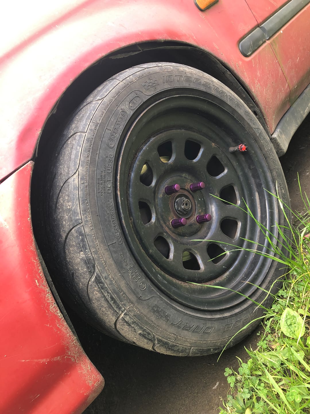 Customer photo review of Nut Sack - Spline Wheel Nuts Set ( Purple )