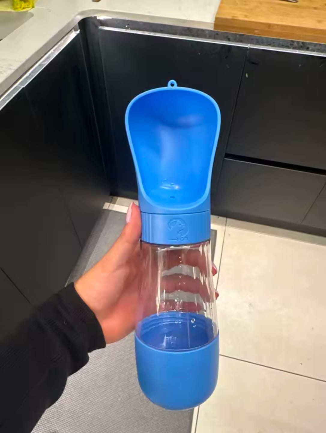 Customer photo review of Gourde portable avec gamelle integré
