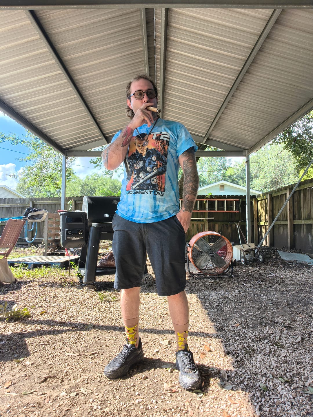 Customer photo review of T2: T-1000 - TIE-DYE T-SHIRT