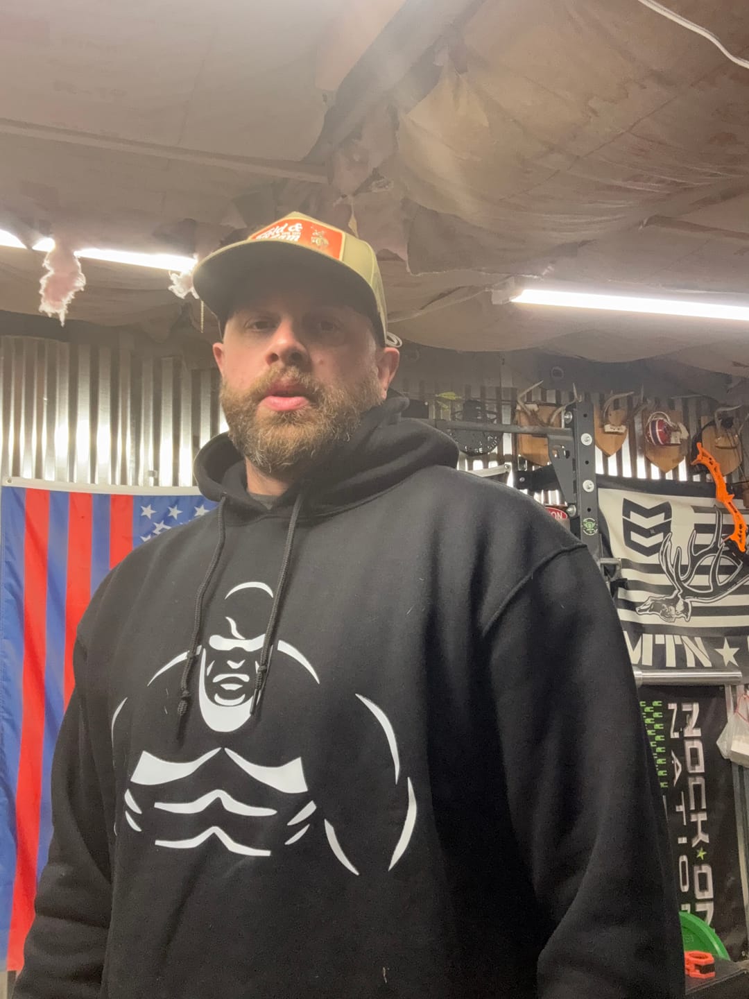 Customer photo review of SHAW STRENGTH FIGURE HOODIE