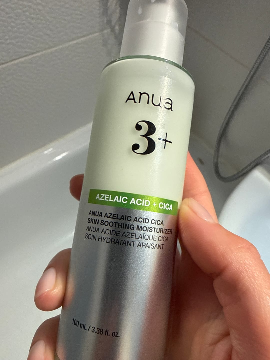 Customer photo review of Nomierinošs krēms ar azelaīnskābi Anua Azelaic Acid Cica Skin Soothing Moisturizer