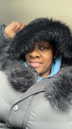 Customer photo review of Elise Puffer Coat