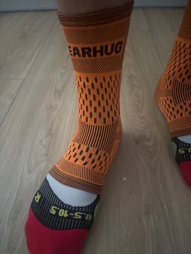 Customer photo review of Pair of Ankle Supports For Achilles Tendon and Ankle Sprains