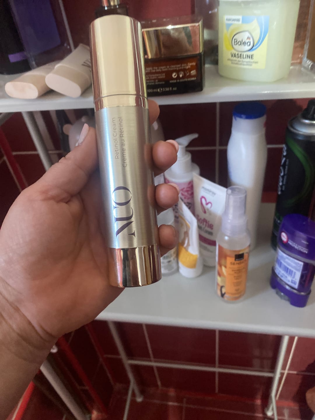 Customer photo review of Crema cu Retinol