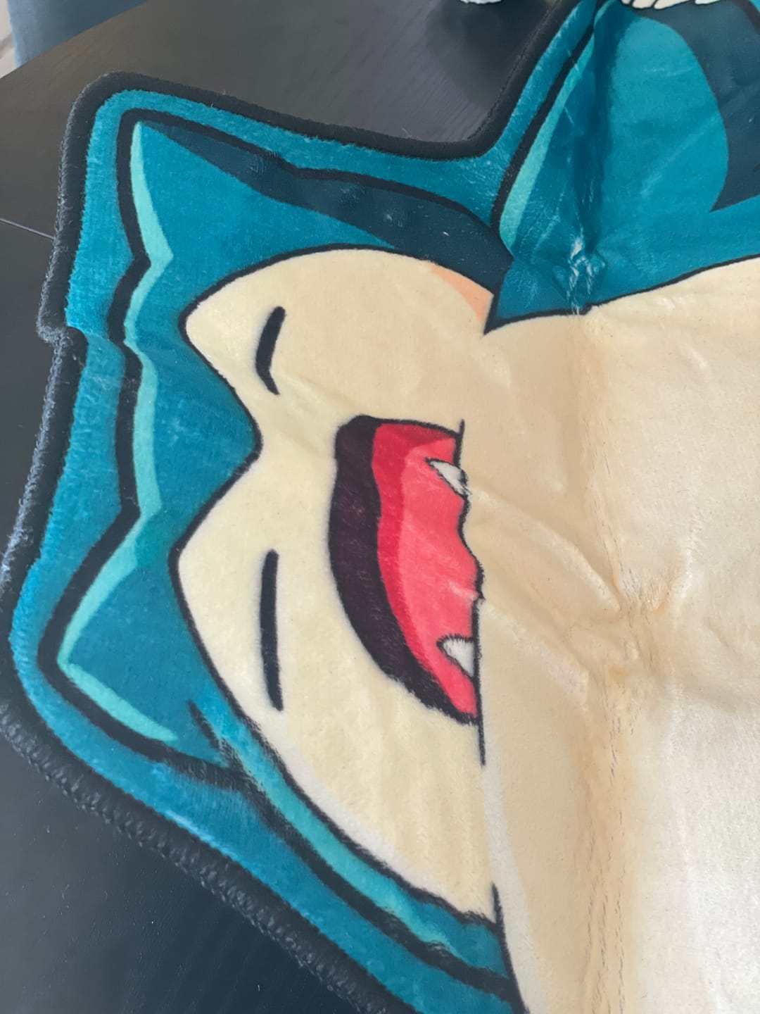 Customer photo review of Snorlax Rug