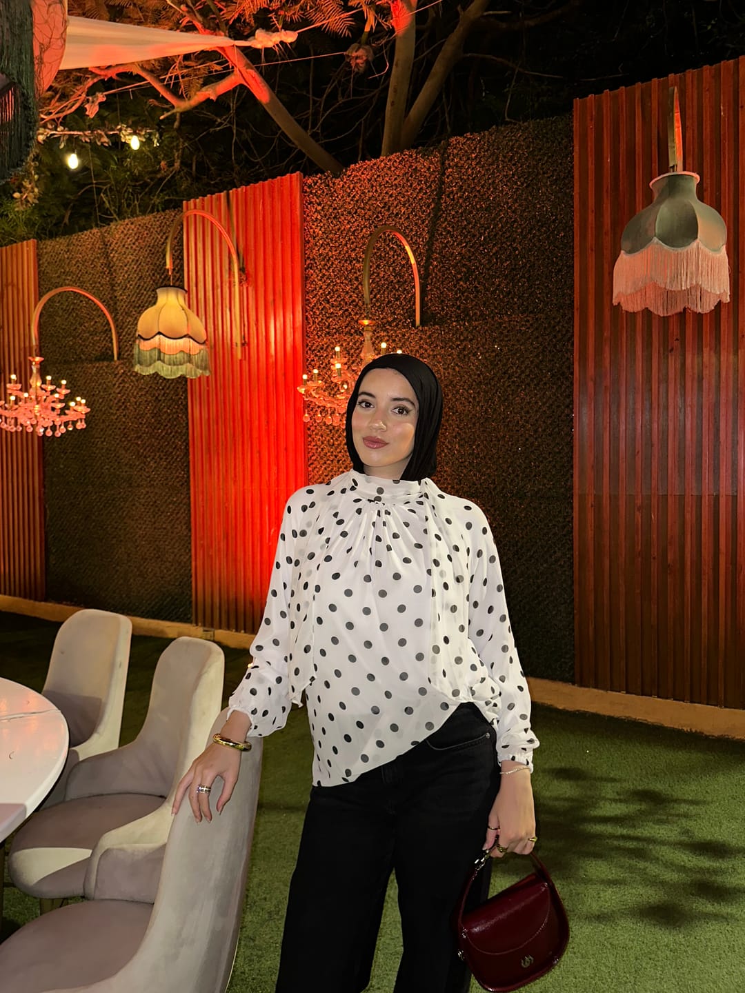 Customer photo review of Dottie blouse-White