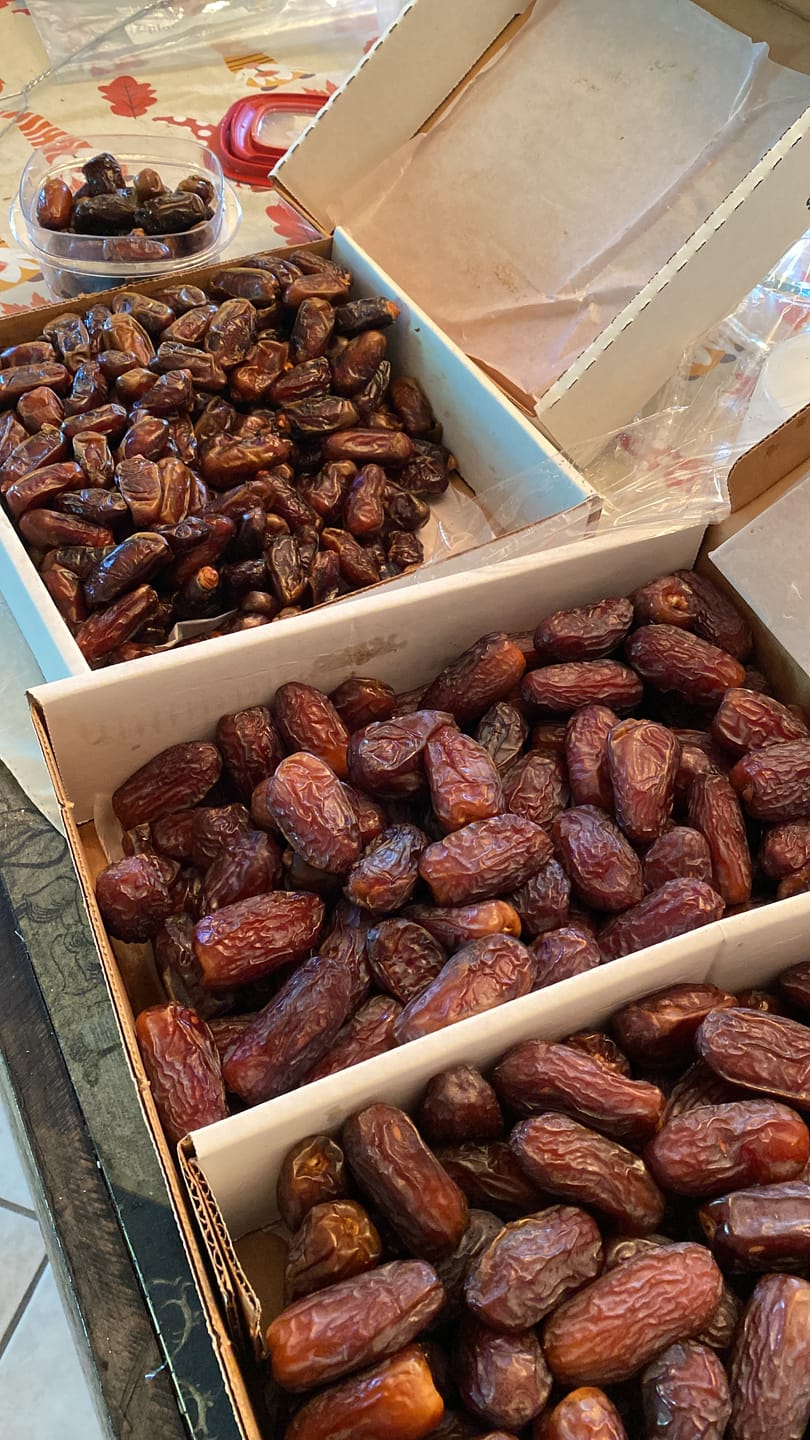 Customer photo review of Organic Premium Medjool Dates Box