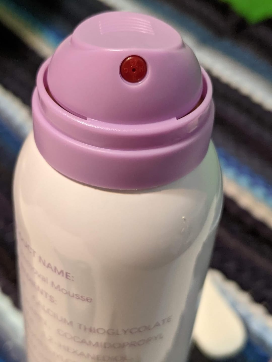 Customer photo review of CloudSense Pain-Free Hair Removal Foam Spray