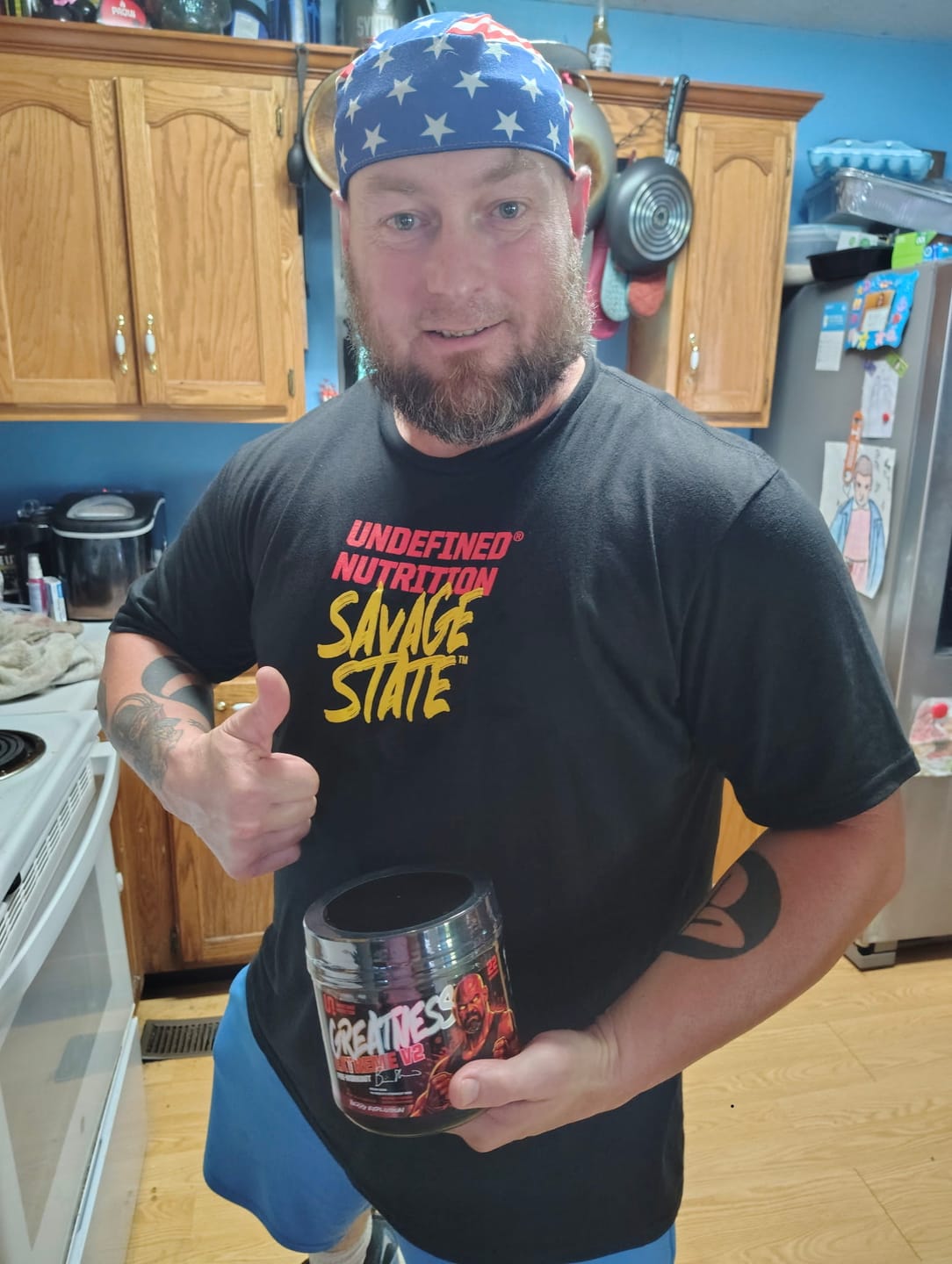 Customer photo review of SAVAGE STATE UNCAGE THE RAGE T-SHIRT