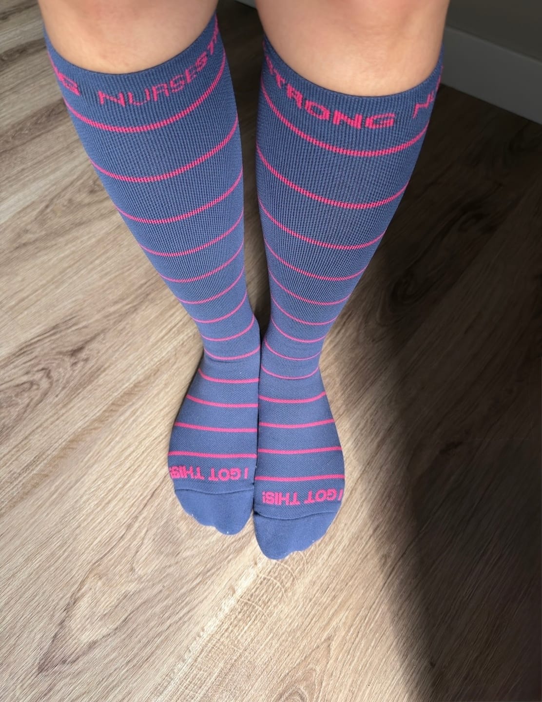 Customer photo review of NurseStrong Performance Compression Socks