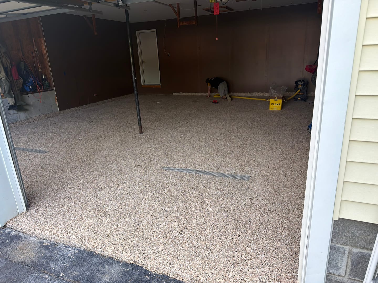 Customer photo review of Concrete Crack Filler - SUPER Fast Cure 3L Kit (2 hour dry time)