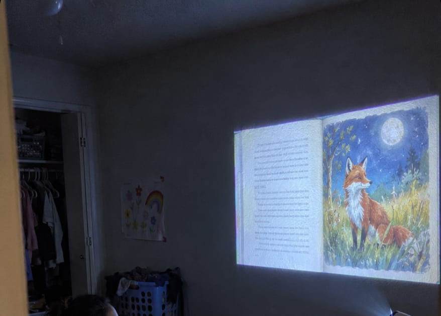 Customer photo review of Dreamora™ Smart Projector