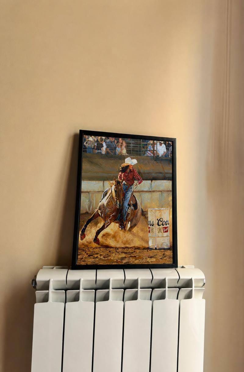 Customer photo review of Museum-Quality Custom Oil Paintings