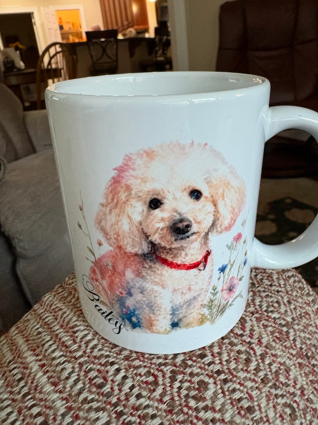 Customer photo review of Watercolor - Personalized Mug