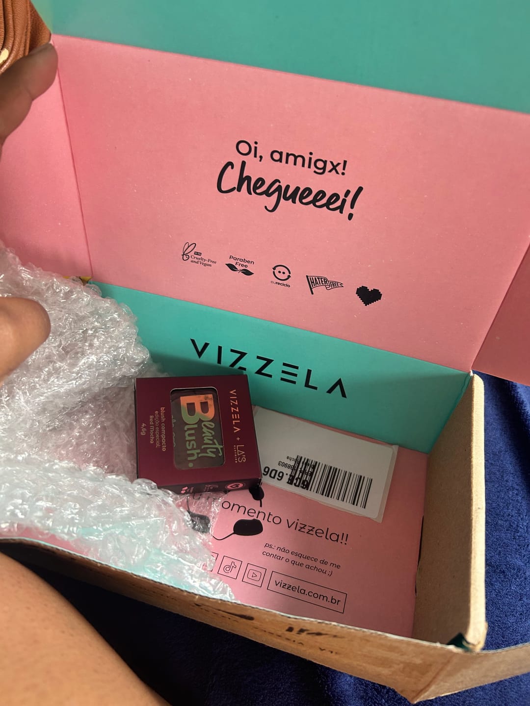 Customer photo review of Beauty Blush Compacto Red Mocha - Vizzela + La’s