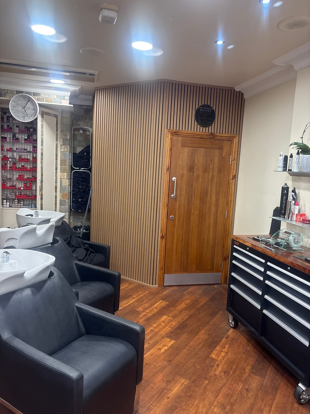Customer photo review of Natural Oak Acoustic Wall Panel