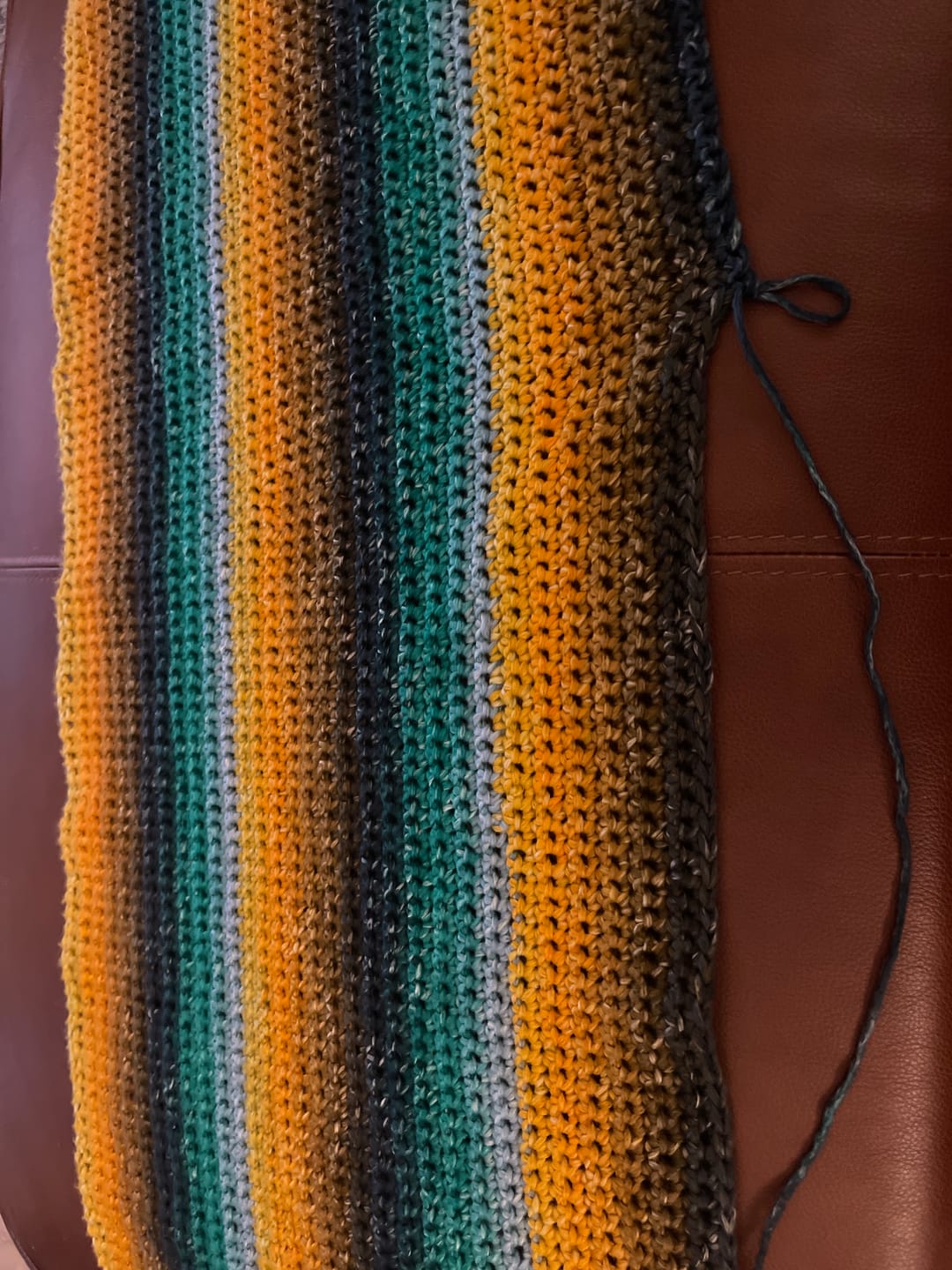 Customer photo review of Juniper Moon Farm Cumulus Rainbow Yarn
