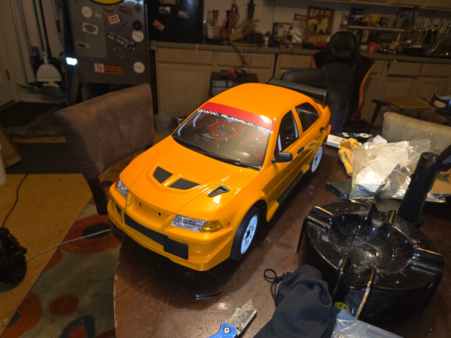 Customer photo review of 1/7 RC Rally Car SLEVO Chassis Assembly (Without Electric Parts and Car Body)