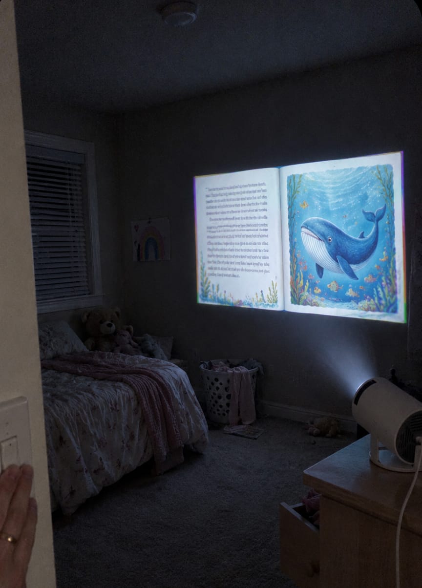 Customer photo review of Dreamora™ Smart Projector