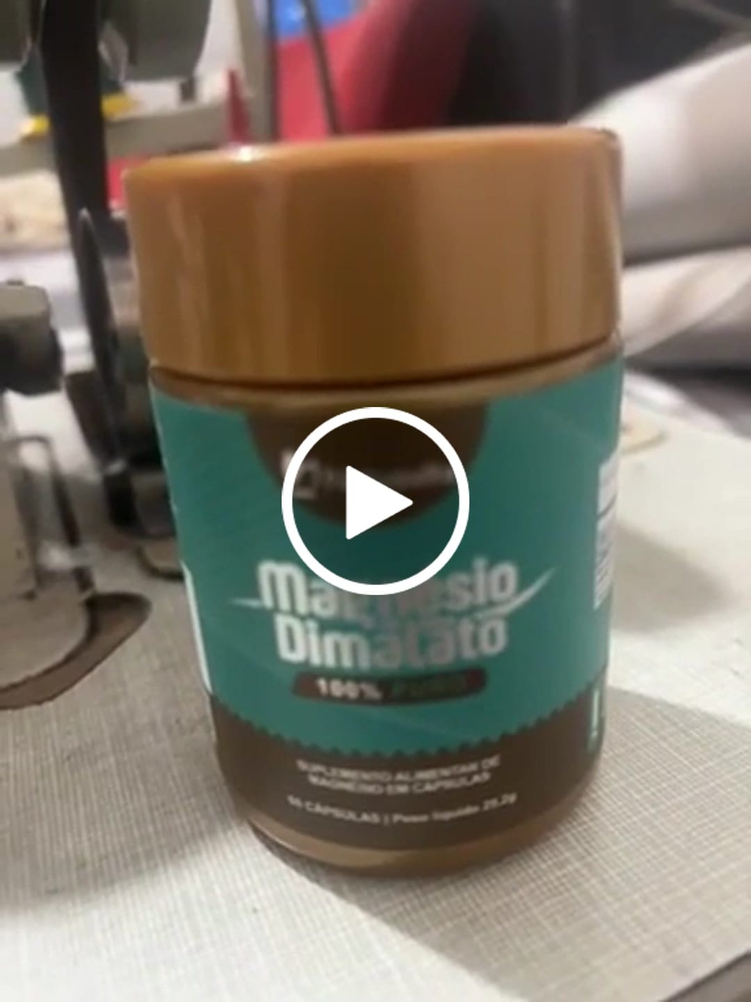 Customer video review of Magnésio Dimalato Puro. 60 Cápsulas