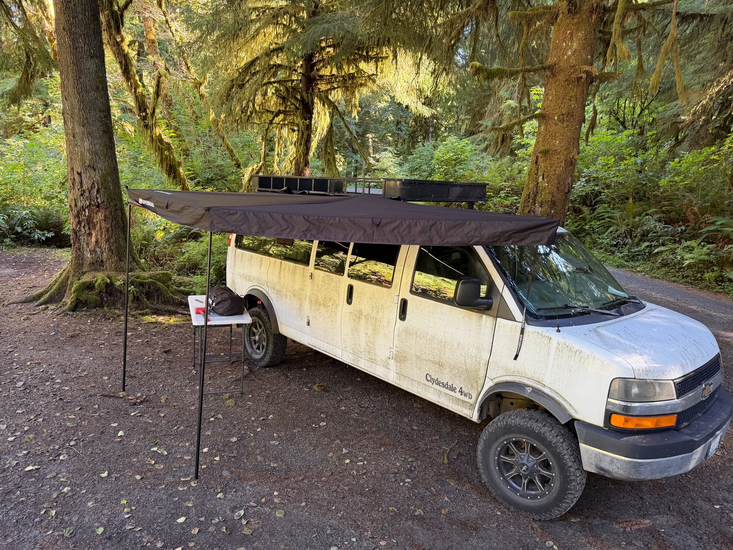 Customer photo review of OPENROAD 180 Free Standing Awning