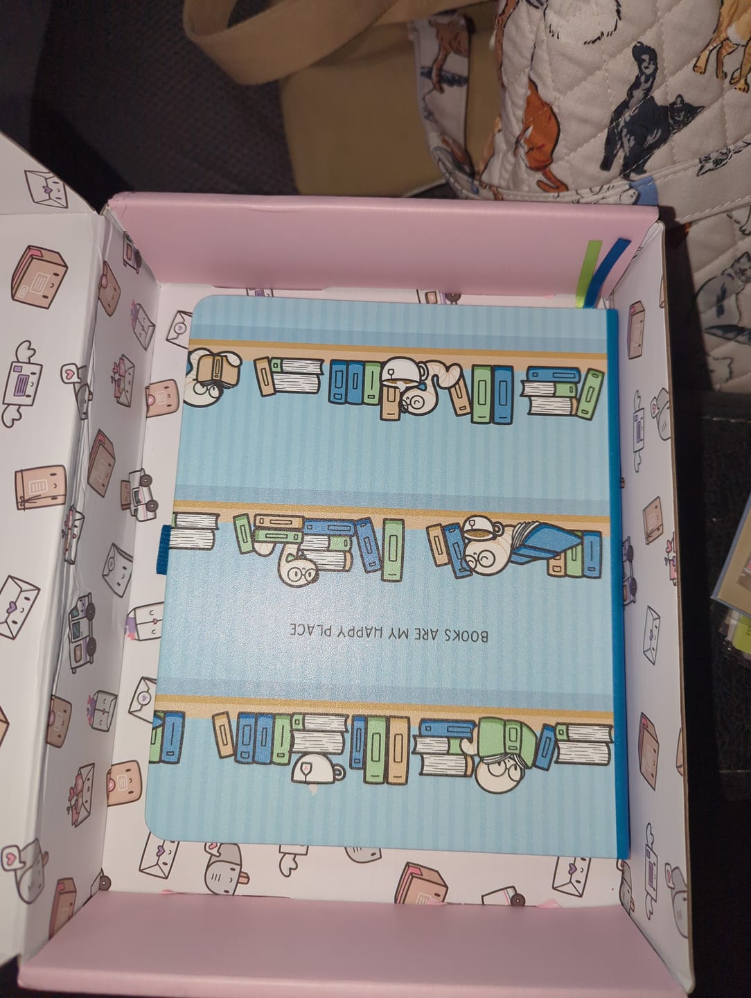 Customer photo review of Cozy Bookworm - A5 Wide Yearly Planner