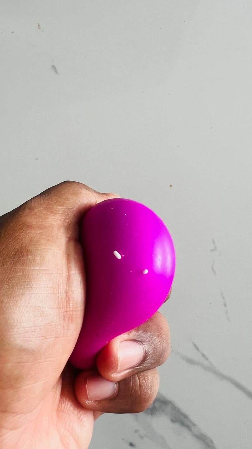 Customer photo review of Glowballs: The Multi-Color, Glow-in-the-Dark Sensory Balls | Squishy Fun For Kids | The Perfect Fidget Stress Buster
