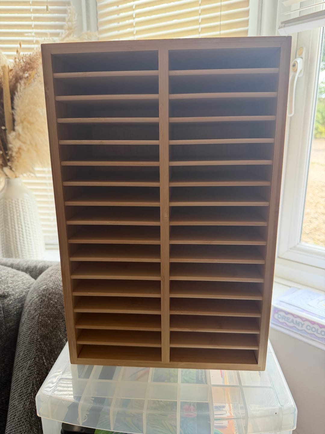 Customer photo review of Ohuhu Bamboo Marker Organizer