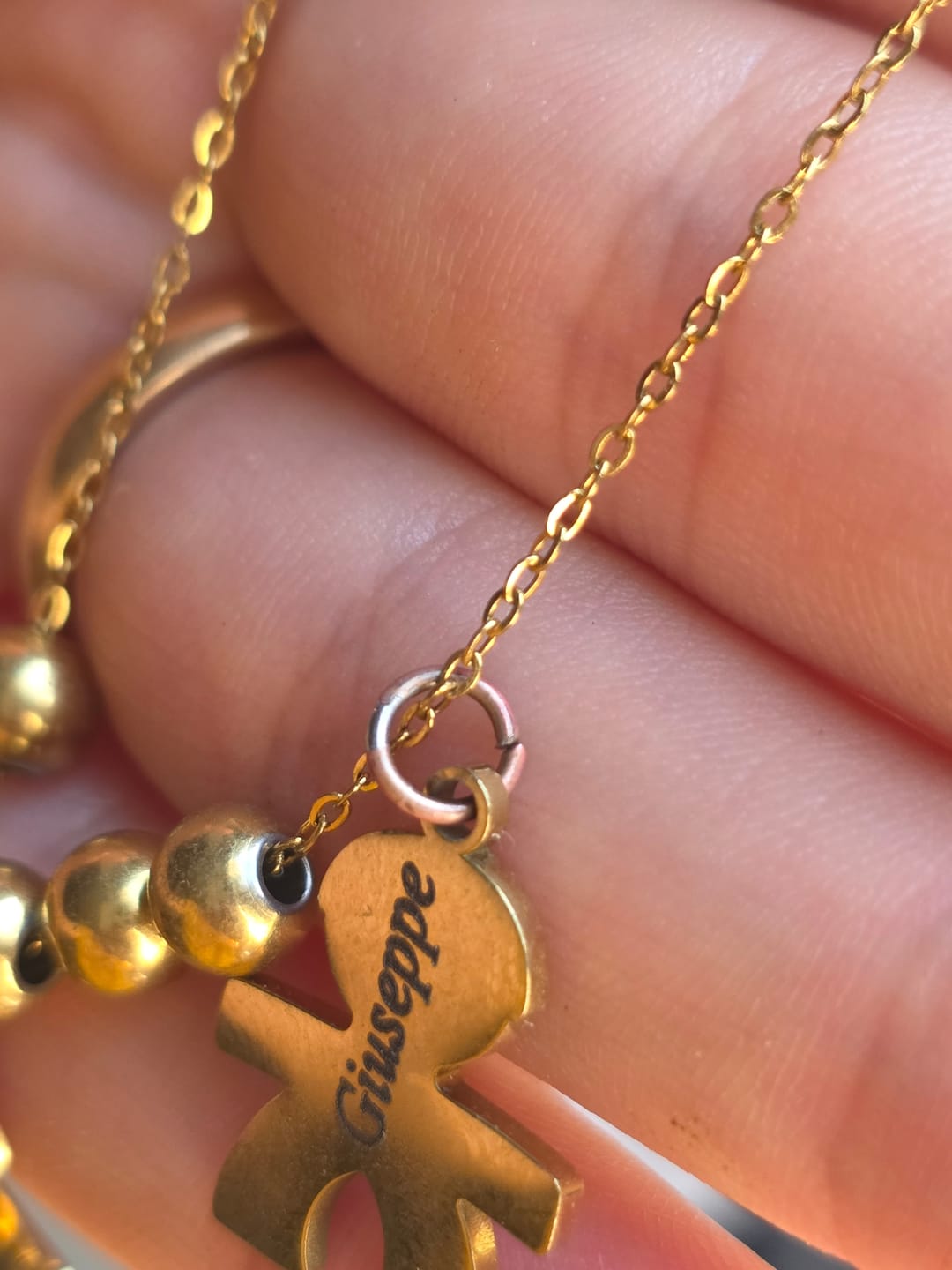 Customer photo review of Collana con bambini - I Miei Tesori